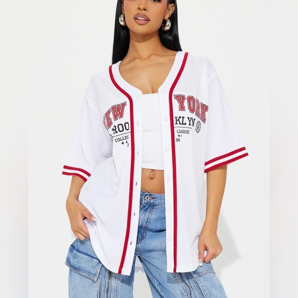 New York Brooklyn College League Baseball Jersey